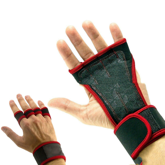 Weightlifting Gloves Half Finger With Wrist Gloves