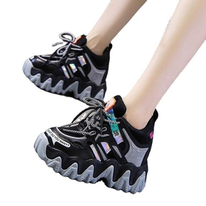 Inner Height Women's Shoes Platform Platform Casual Sports Shoes