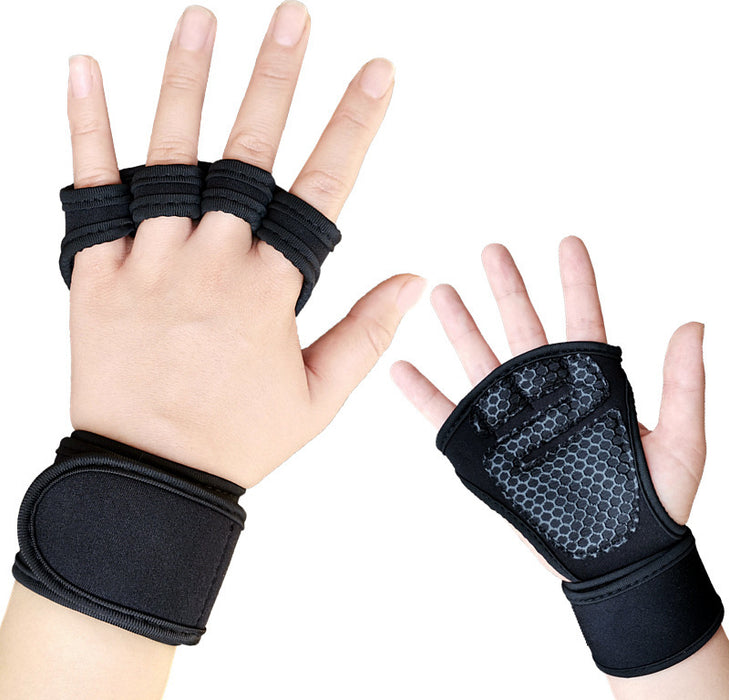 Sports Full Half Finger Deadlift Weightlifting Gloves