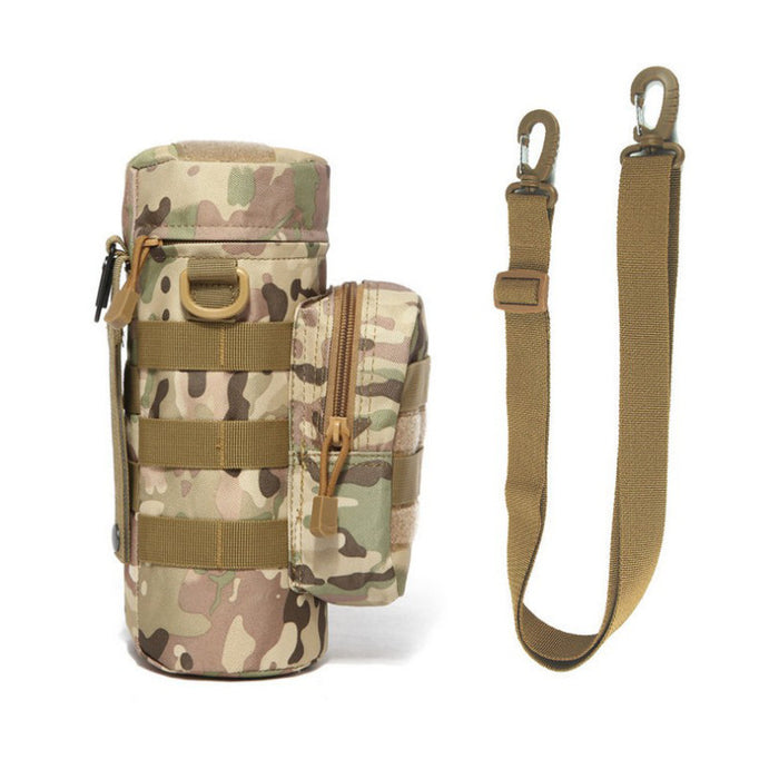 Outdoor Tactical Water Bottle Bag Military Fan Camouflage Outdoor Travel Hiking Climbing Accessory Bag