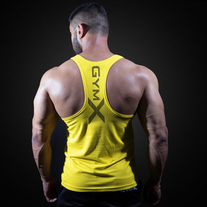 T-Shirt Quick-Drying Tops Workout Clothes Muscle Training Sleeveless