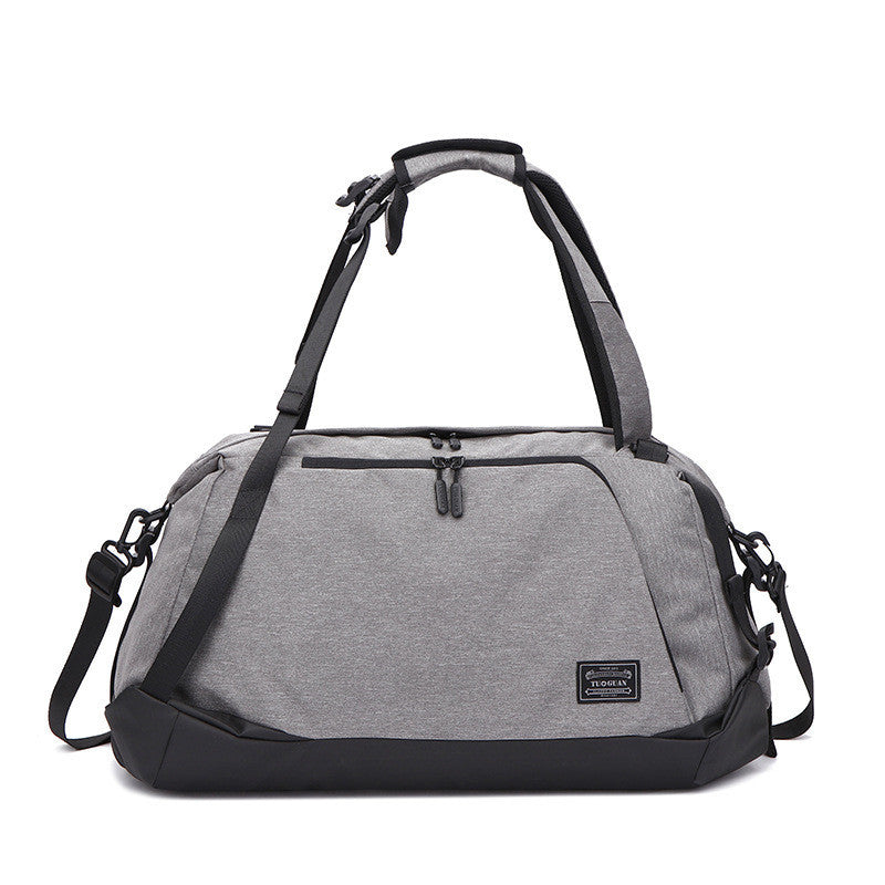 Large capacity wet and dry gym bag