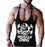 Cartoon Tee Tops Bodybuilding Fitness Vest Men Top Workout MUSCLE Dog Printed Sportswear Clothing