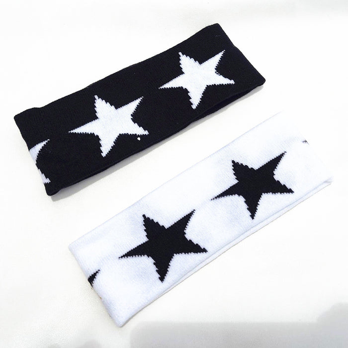Five Pointed Star Headband Elastic