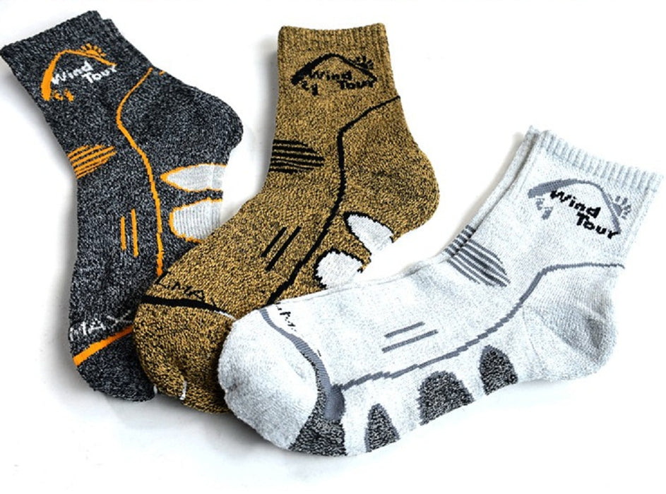 Men's And Women's Hiking And Running Sweat-absorbing Basketball Socks