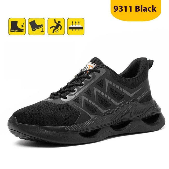 Lightweight Breathable Steel Toe Cap Labor Protection Shoes For Four Seasons