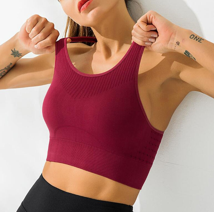 Vest-style Shaping Gather Shockproof Running Sports Underwear