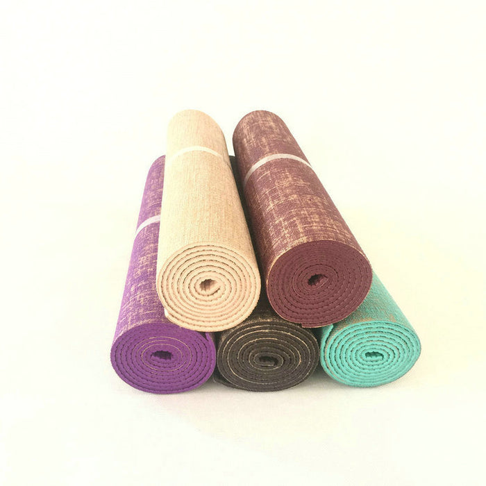 Sackcloth yoga mat