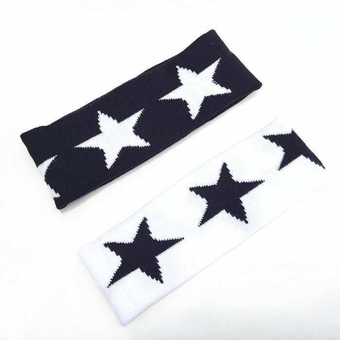 Five Pointed Star Headband Elastic