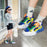 Colorblock Casual Wave Bottom Sneakers Children's Shoes Old Shoes