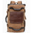 Men Canvas Backpack Huge Travel School Shoulder Computer Backpack Functional Versatile Bags Multifunctional Laptop Bag